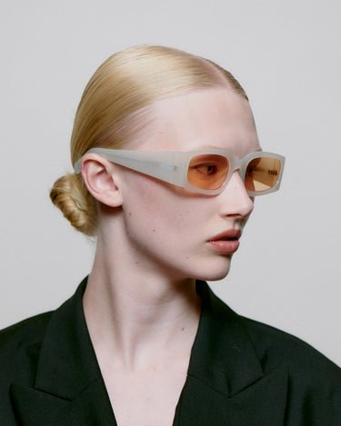 Alex / Cream Bone & Orange Lens - Shade Files